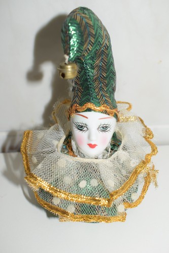Clownkopf auf kissen figur - clownkopf,