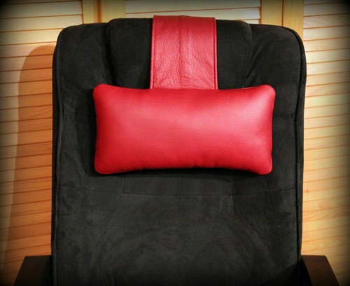 Leder nackenkissen 20 cm - leder,