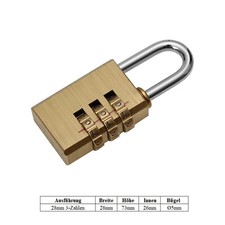 Zahlenschloss Vorhängeschloss