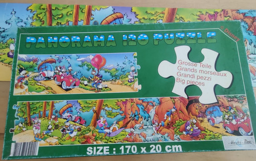 Puzzle disney panorama - disney, 120