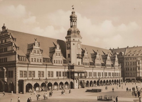 Alte ansichtskarte leipzig - alte,