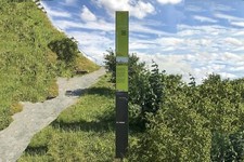 Werbepylon, Sonderdesign, H=2000 mm