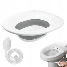 Faltbares Sitzbad Bidet Sitzbadewanne Toiletteneinsatz Mit Spülrohr Für Toilette