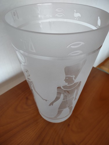 Wunderschöne glasvase groß - wunderschöne,