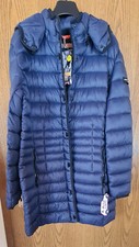 Frieda & Freddies Steppjacke/Mantel Laura May, blau, Gr 44 NEU mit Etikett