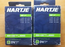 Fahrradschlauch Hartje, 24", Dunlopventil, "Blitz"-ventil, Jugendrad, 2 Stück