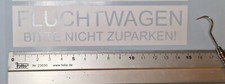 FLUCHTWAGEN Fun Aufkleber