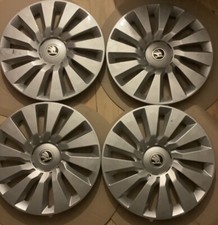 1 Satz Original Skoda Octavia 3 5E Radkappen Radzierblenden 16 Zoll 5E0071456C