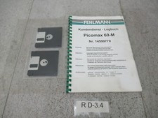 Fehlmann 60-M Kundendienst Logbuch mit Backup Disketten 