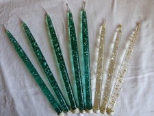 Vintage Lucite 8 Acryl Kerzen