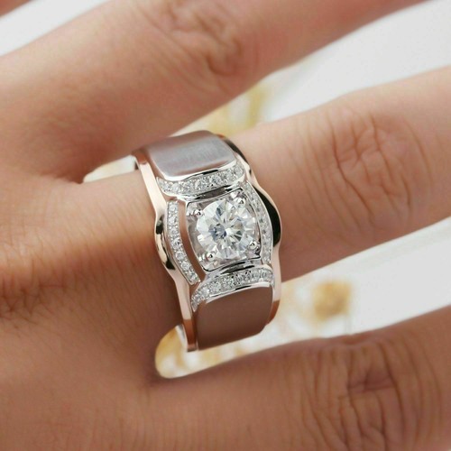 50kt rund diamant - diamant, herren