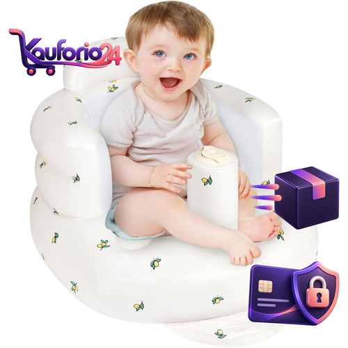 Aufblasbarer babysitz mit - babysitz,