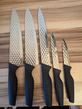 Küchenmesser Messer Set Luftklinge Edelstahl 5-tlg. antihaft 