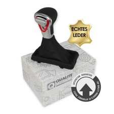 LEDER SCHALTKNAUF + SCHALTSACK FÜR AUDI A3 8P A4 8K B8 A5 8T A6 C6 Q5 AUTOMATIK 