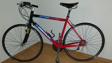 Hercules Race Alu 7005 Rennrad Time Carbon Shimano 105 rot blau schwarz 2002 TOP