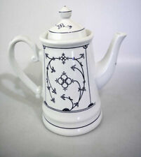 große Kaffeekanne / Teekanne  indisch blau Strohblume 1,5 l ,Sandra Rich -