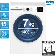 Beko BM3WFU4741W1 Waschmaschine 7kg Weiß EnergySpin Vollelektronik AddXtra 2ML