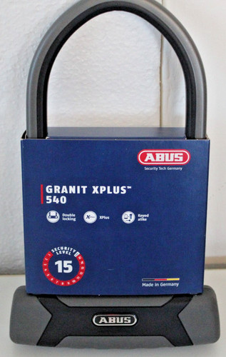 Abus bügelschloss granit - bügelschloss,