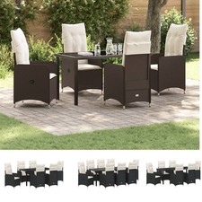 7-teiliges Garten-Esstisch-Set