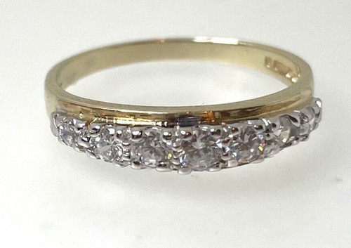 Vintage 9ct gelbgold ring - vintage,