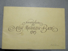 Notenbüchlein Anna Maria Bach