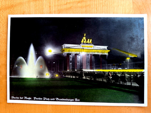 Berlin bei nacht gel 1938 - berlin,