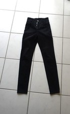 Tally Weijl - Schwarze super High waiste Jeans - Gr. 34 - skinny