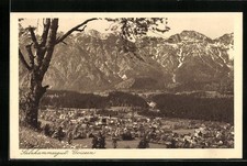 Ansichtskarte Goisern, Totalansicht mit Bergpanorama 