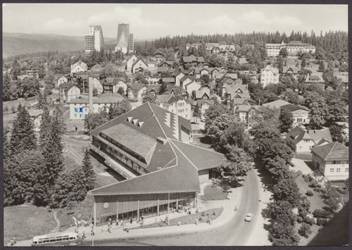 Oberhof ortsansicht mit - oberhof,,