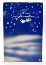 1999 Snow Sensation Barbie Puppe / Blond / Blaues Kleid / Mattel 23800, Ovp