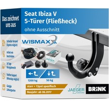ANHÄNGERKUPPLUNG für Seat