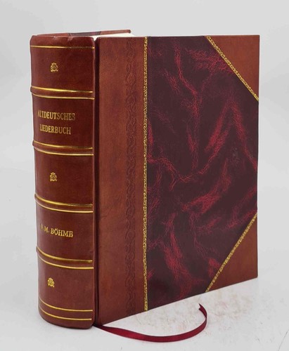 Altdeutsches liederbuch - altdeutsches, liederbuch.