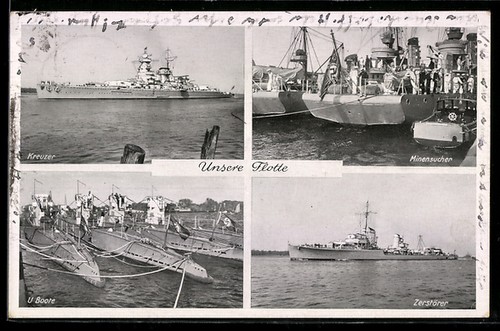 Panzerschiff admiral - ak,