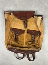 Rucksack braun Wildleder und