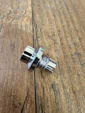 125x Zierstopfen/Schraube  8mm Schaft Chrom  für Alufelgen Zierschrauben 