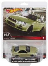 Hot Wheels 1:43 Nissan Skyline GT-R (BNR34)  V Spec II Nur NISMO Premium