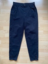 ♥MAC TIVE Jeans Hose Gr 40 Schwarz Top Zustand high waist Reiter Stil Chino ♥