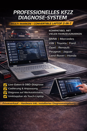 Profi kfz diagnose - kfz, laptop