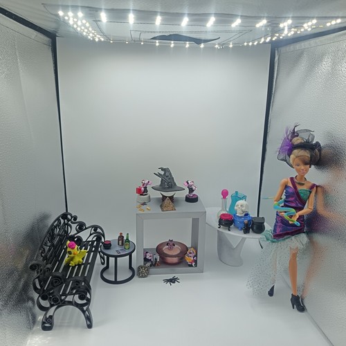 Ooak custom barbie halloween - custom,