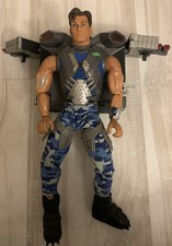 Max Steel Actionfigur – Mattel 1998–2000 – 11 Zoll – Vintage – unvollständig