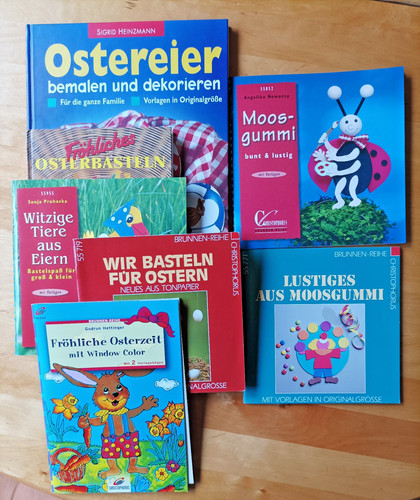 Ostern bastelbücher konvolut - ostern,