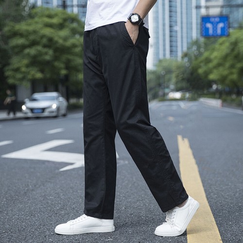 Herren baumwolle hose gerades - baumwolle,