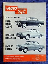 AMS 9/1962: Test des BMW 700 Luxus, Renault Caravelle, Ford Consul-Capri