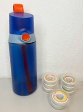 AIR UP CLICK Flasche Blau mit 8 Pods