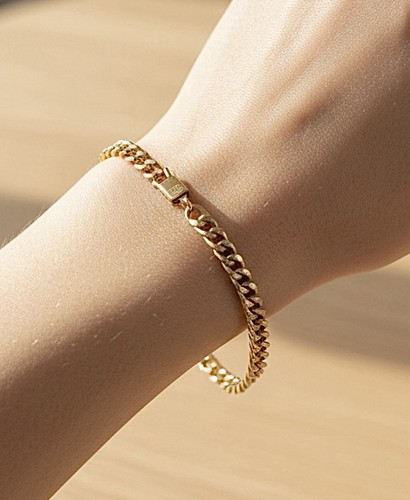 333 8kt gelbgold armband - 333/-,