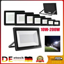 LED Fluter 230V Strahler Außenlampe Scheinwerfer 10W 50W 100W Wandleuchte Garten