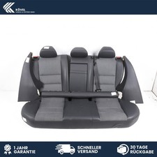 Sitze hinten Rücksitzbank Teilleder Schwarz Mercedes C-Klasse S204 Kombi