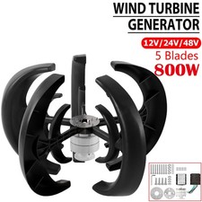 800W 12/24/48V Windkraftanlage