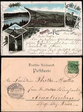 Litho AK Kappelrodeck Schloss, Brigittenschloss, Mummelsee - Gruss aus 1897