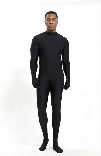 Unisex schwarz spandex body - spandex,